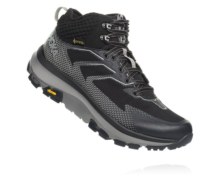Hoka Toa Gore-Tex - Men's Hiking Boots - Black - UK 680QIUZTK